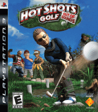 Hot Shots Golf Out of Bounds Playstation 3 US box art